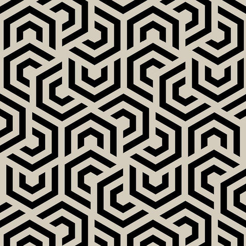 Hypnotic 2 Black Ornate Wood Framed Art Print with Double Matting by Allen, Kimberly