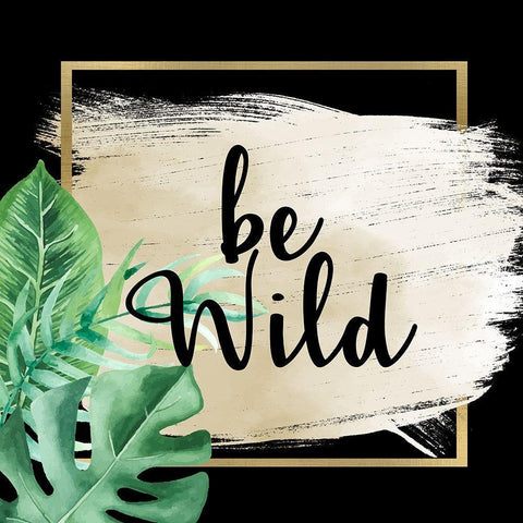 Be Wild Leopard 1 White Modern Wood Framed Art Print with Double Matting by Allen, Kimberly