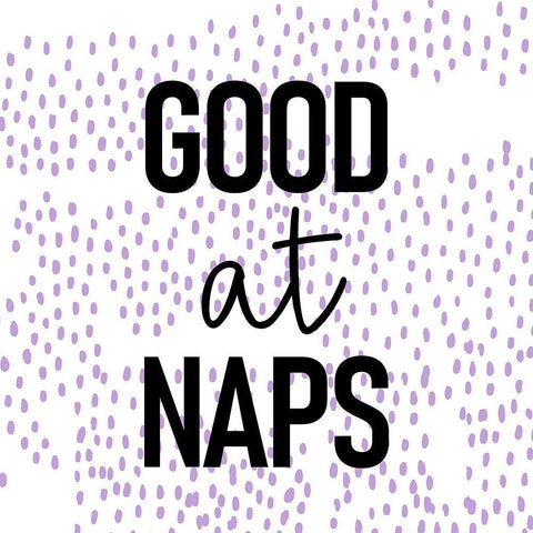 Good at Naps Black Ornate Wood Framed Art Print with Double Matting by Allen, Kimberly