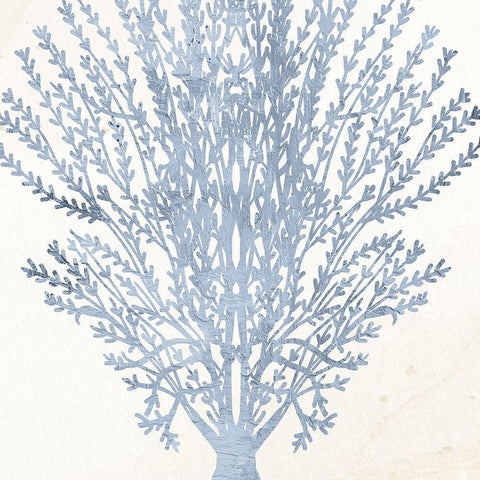 Coral Days 2 White Modern Wood Framed Art Print by Allen, Kimberly