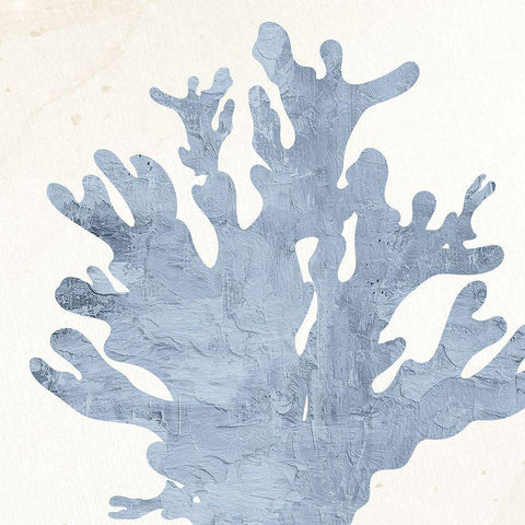 Coral Days 3 Black Modern Wood Framed Art Print with Double Matting by Allen, Kimberly