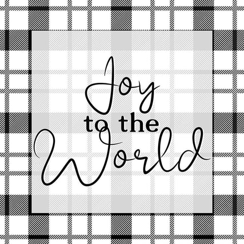 Joy to the World v2 Gold Ornate Wood Framed Art Print with Double Matting by Allen, Kimberly