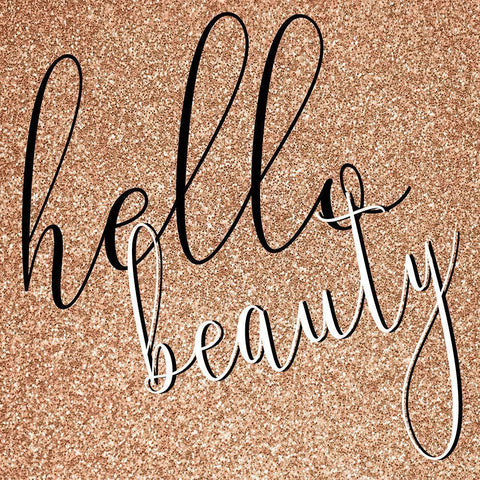 Hello Beauty 2 White Modern Wood Framed Art Print by Allen, Kimberly