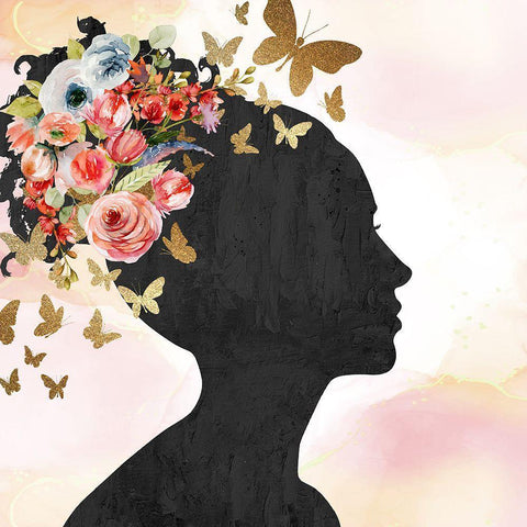 Small Things 1 White Modern Wood Framed Art Print by Bailey, Ann