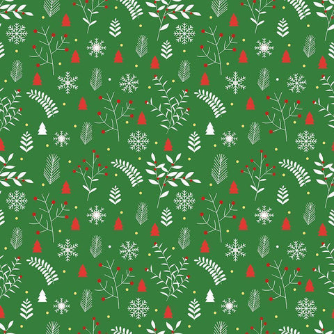 Gnome Wreath Pattern 3 White Modern Wood Framed Art Print by Allen, Kimberly