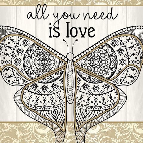 Your Soul 2 Gold Ornate Wood Framed Art Print with Double Matting by Allen, Kimberly