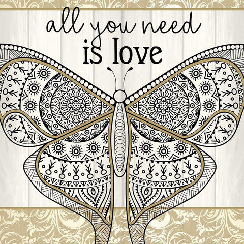Your Soul 2 White Modern Wood Framed Art Print with Double Matting by Allen, Kimberly