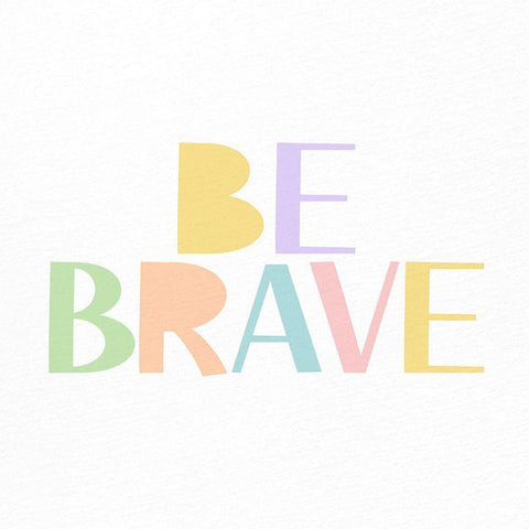 Kind and Brave 3 Gold Ornate Wood Framed Art Print with Double Matting by Allen, Kimberly