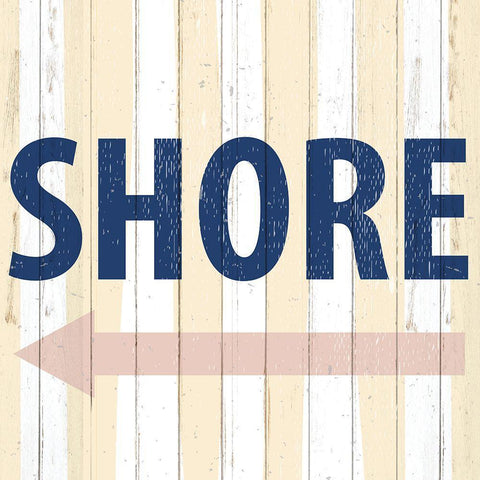 To the Shore Black Ornate Wood Framed Art Print with Double Matting by Allen, Kimberly