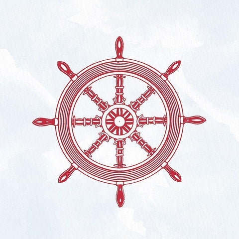 My Anchor 3 Black Modern Wood Framed Art Print by Allen, Kimberly