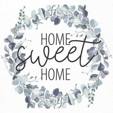 Sweet Home Black Ornate Wood Framed Art Print with Double Matting by Allen, Kimberly