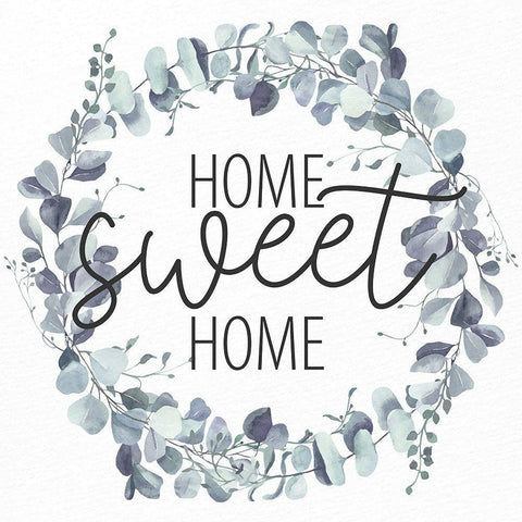 Sweet Home Black Modern Wood Framed Art Print by Allen, Kimberly
