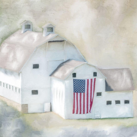 American Barn Black Modern Wood Framed Art Print by Allen, Kimberly