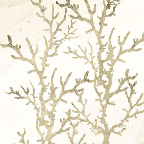 Sand Coral 1 Gold Ornate Wood Framed Art Print with Double Matting by Allen, Kimberly