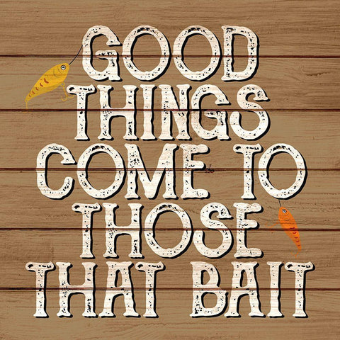 Bait Black Modern Wood Framed Art Print by Allen, Kimberly