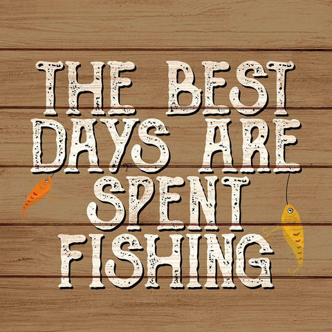 Spent Fishing White Modern Wood Framed Art Print by Allen, Kimberly