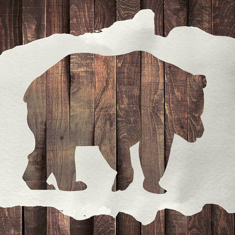 Forest Walk 1 White Modern Wood Framed Art Print with Double Matting by Allen, Kimberly