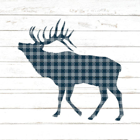 To the Lodge 7 White Modern Wood Framed Art Print by Allen, Kimberly