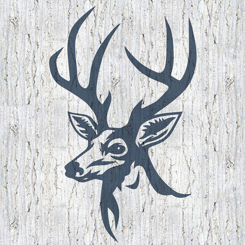 Deer Bark Gold Ornate Wood Framed Art Print with Double Matting by Allen, Kimberly