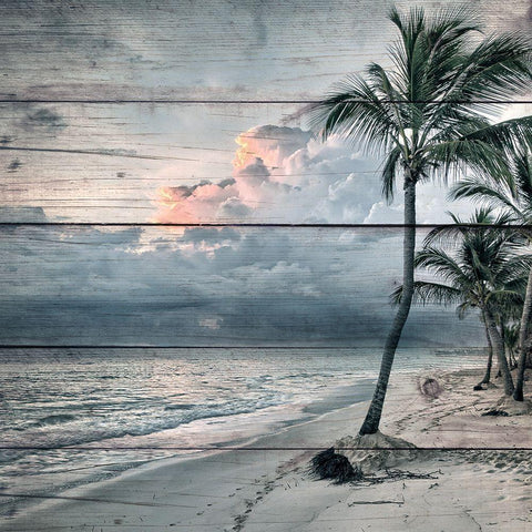 Beach Days Gold Ornate Wood Framed Art Print with Double Matting by Allen, Kimberly