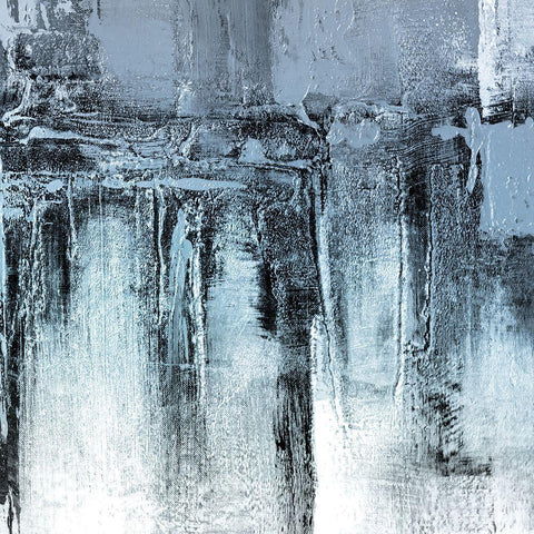 Winters Storm Black Modern Wood Framed Art Print by Allen, Kimberly