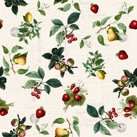 Fruit Picking Black Ornate Wood Framed Art Print with Double Matting by Allen, Kimberly