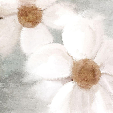 White 1 White Modern Wood Framed Art Print with Double Matting by Allen, Kimberly