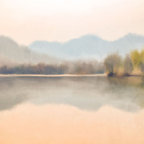 Pastel Summer Black Ornate Wood Framed Art Print with Double Matting by Allen, Kimberly