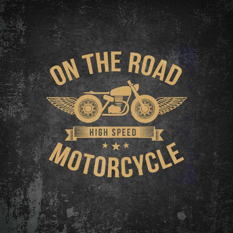 On the Road 1 Black Modern Wood Framed Art Print with Double Matting by Allen, Kimberly