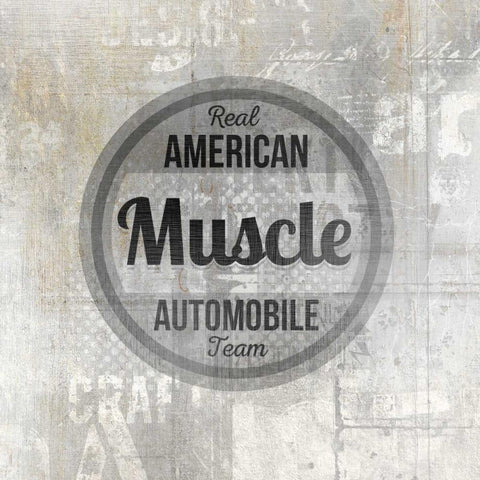 American Garage 2 White Modern Wood Framed Art Print with Double Matting by Allen, Kimberly