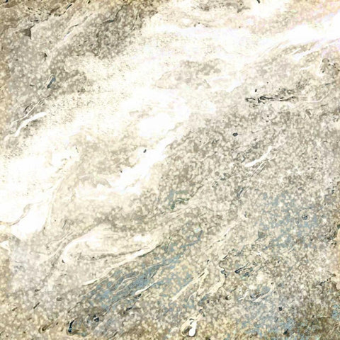 Sparkle Dust White Modern Wood Framed Art Print with Double Matting by Allen, Kimberly