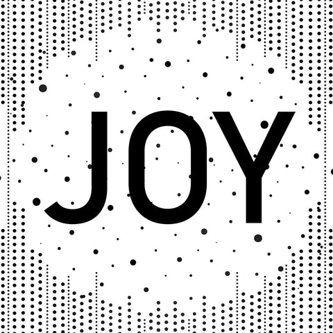 Joy Noel Peace 1 Black Modern Wood Framed Art Print by Allen, Kimberly