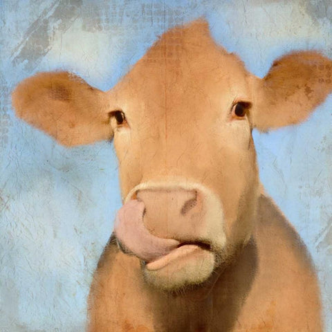 Dinnertime Gold Ornate Wood Framed Art Print with Double Matting by Allen, Kimberly