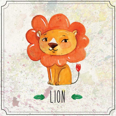 Jungle Day 1 Black Ornate Wood Framed Art Print with Double Matting by Allen, Kimberly