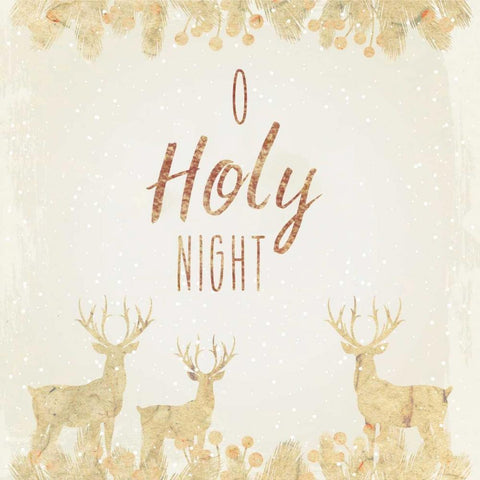 O Holy Night Black Modern Wood Framed Art Print by Allen, Kimberly