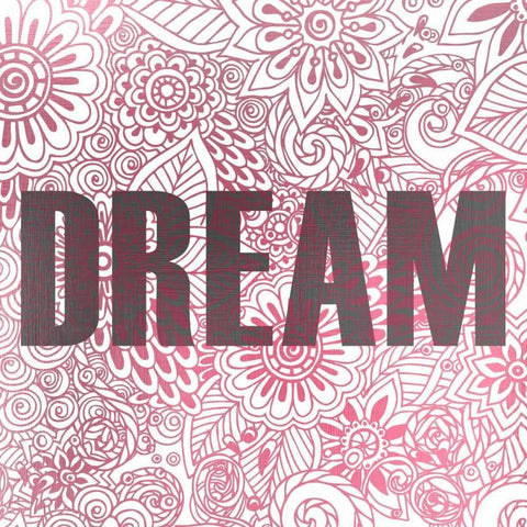 Pink Dream Black Ornate Wood Framed Art Print with Double Matting by Allen, Kimberly
