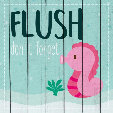 Under the Sea Rules 1 Gold Ornate Wood Framed Art Print with Double Matting by Allen, Kimberly