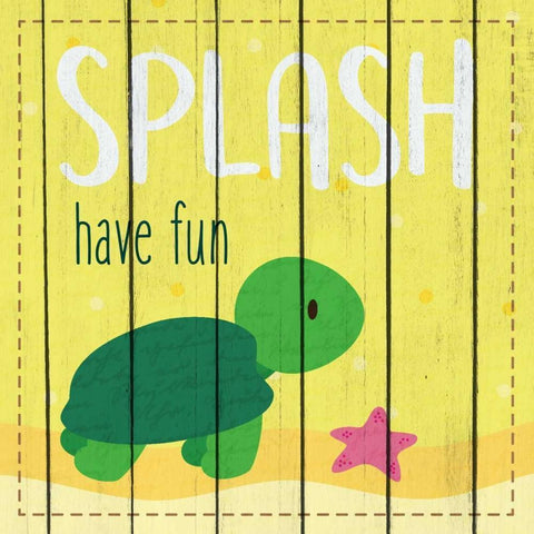 Under the Sea Rules 2 White Modern Wood Framed Art Print by Allen, Kimberly