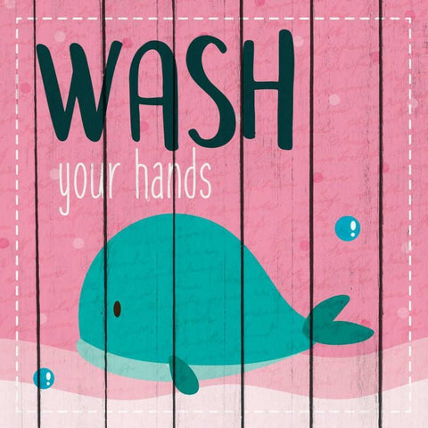 Under the Sea Rules 3 Black Ornate Wood Framed Art Print with Double Matting by Allen, Kimberly