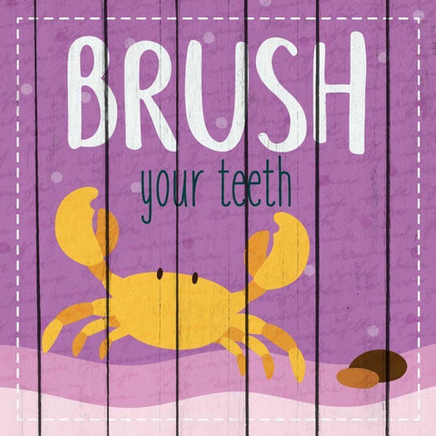 Under the Sea Rules 4 White Modern Wood Framed Art Print by Allen, Kimberly