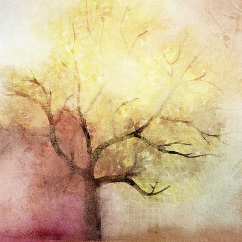 Shades of Autumn Black Modern Wood Framed Art Print with Double Matting by Allen, Kimberly
