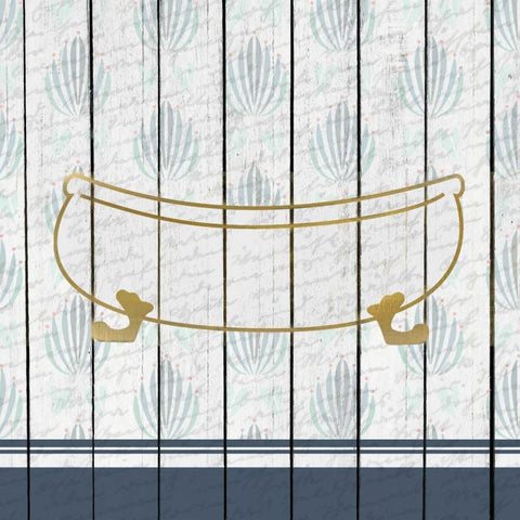 Bath Time 1 Black Modern Wood Framed Art Print with Double Matting by Allen, Kimberly