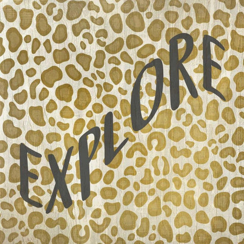 On Safari 1 Black Ornate Wood Framed Art Print with Double Matting by Allen, Kimberly