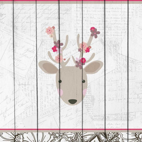 Forest Walk 3 White Modern Wood Framed Art Print with Double Matting by Allen, Kimberly
