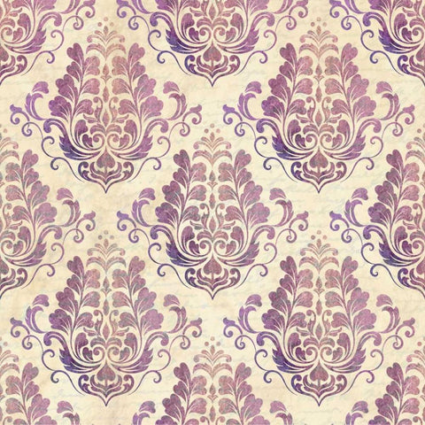 In Purple Black Ornate Wood Framed Art Print with Double Matting by Allen, Kimberly