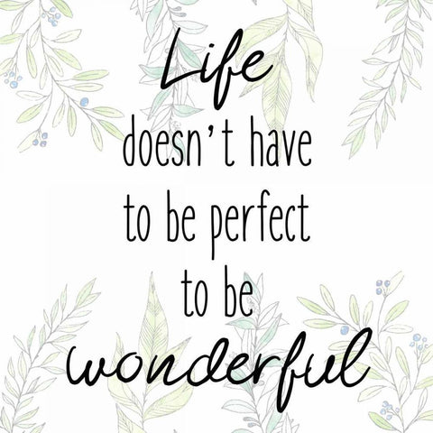 Life Black Modern Wood Framed Art Print with Double Matting by Allen, Kimberly