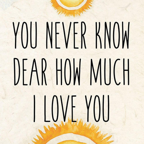 You Are My Sunshine C Gold Ornate Wood Framed Art Print with Double Matting by Kimberly, Allen