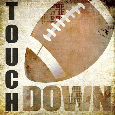 Touch Down Black Ornate Wood Framed Art Print with Double Matting by Kimberly, Allen