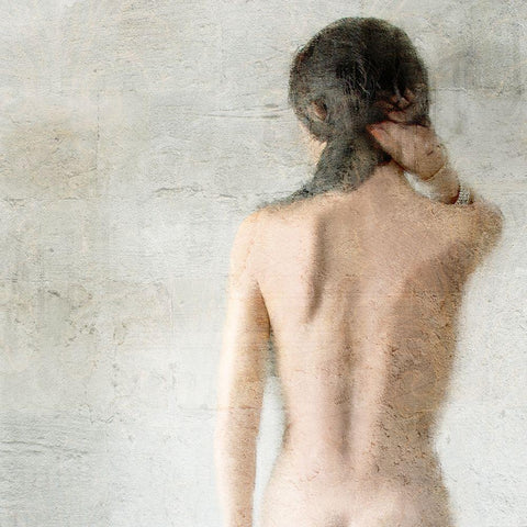 Lovely Black Ornate Wood Framed Art Print with Double Matting by Kimberly, Allen