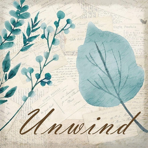 Relaxing 2 White Modern Wood Framed Art Print with Double Matting by Kimberly, Allen